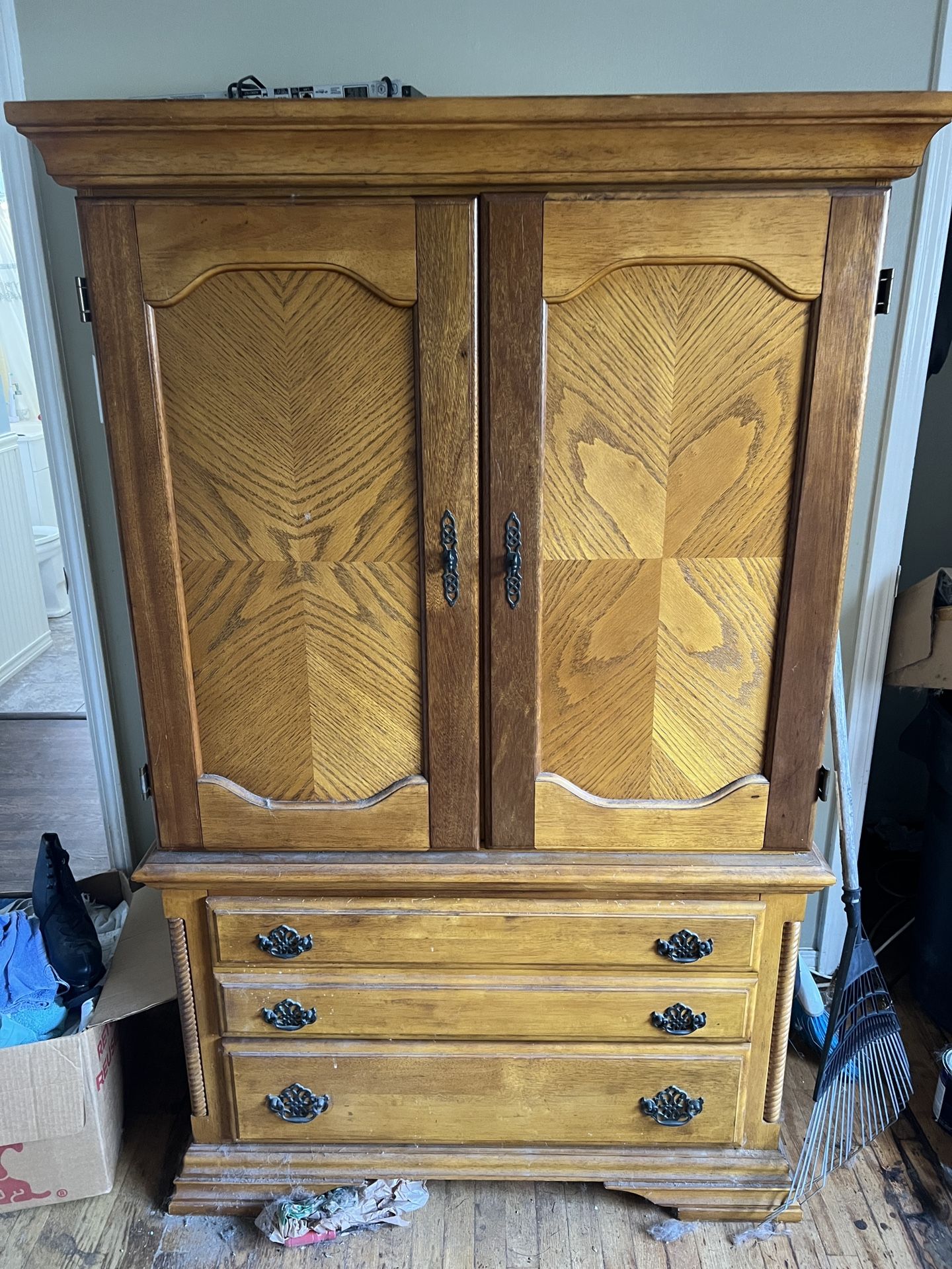 Large Wooden Armoire
