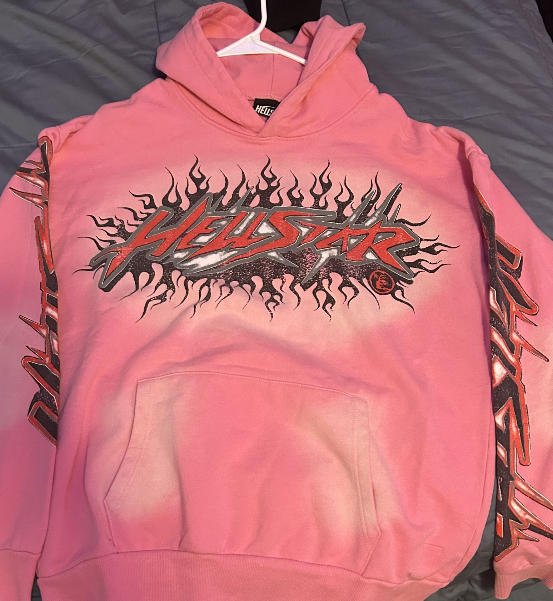 Large Hellstar Pink Hoodie