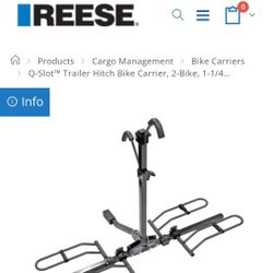 Reese 2 Bike Rack New for Sale in Burbank IL OfferUp
