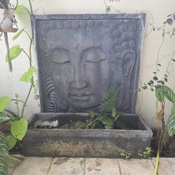 Buddha stone wall decor