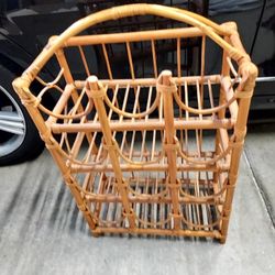 Vintage Bamboo Hawaiian Wine Rack