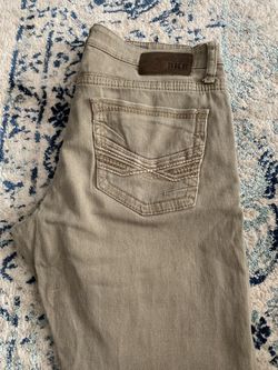 Men’s Rock revivals, BKE, American fighter and buckle black jeans