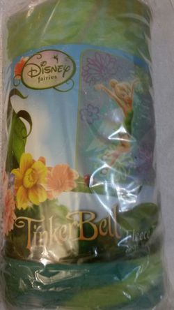 New Tinkerbell fleece blanket