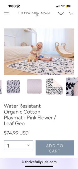Organic Cotton Playmat