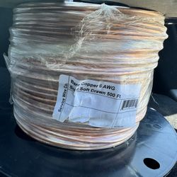 Bare Copper 6 AWG  500’