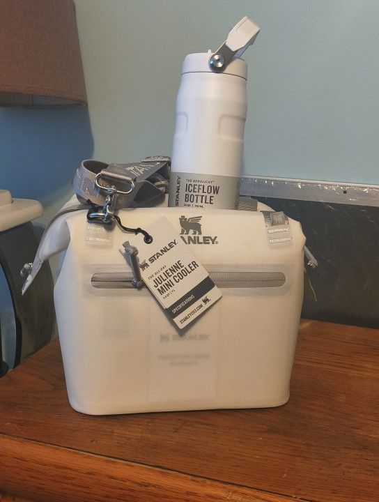 Stanley Cooler Bag And Ice flow Bottle