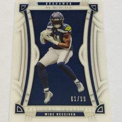 2022 Panini National Treasures Football #92 DK Metcalf 61/99 