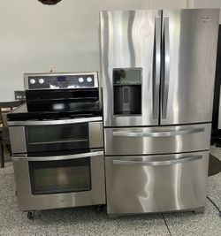 Refrigerator and stove