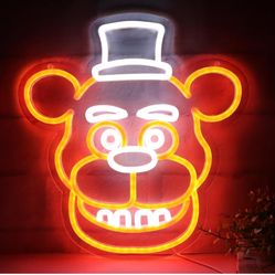 FNAF Freddy Fazbear Neon Wall light