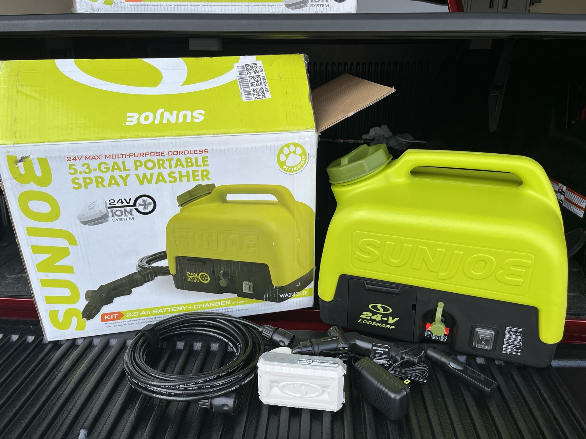 Sunjoe Portable Spray Washer Sprayer Sun Joe Wa24C