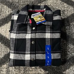 New Women’s Red Flannel Shirt/jacket Xl