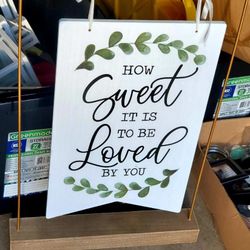 Dessert table sign for wedding
