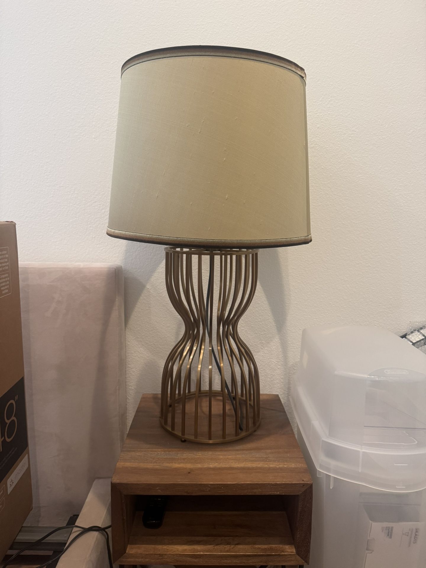 Mid-Century Modern Lamp From Baker Bronze Vintage