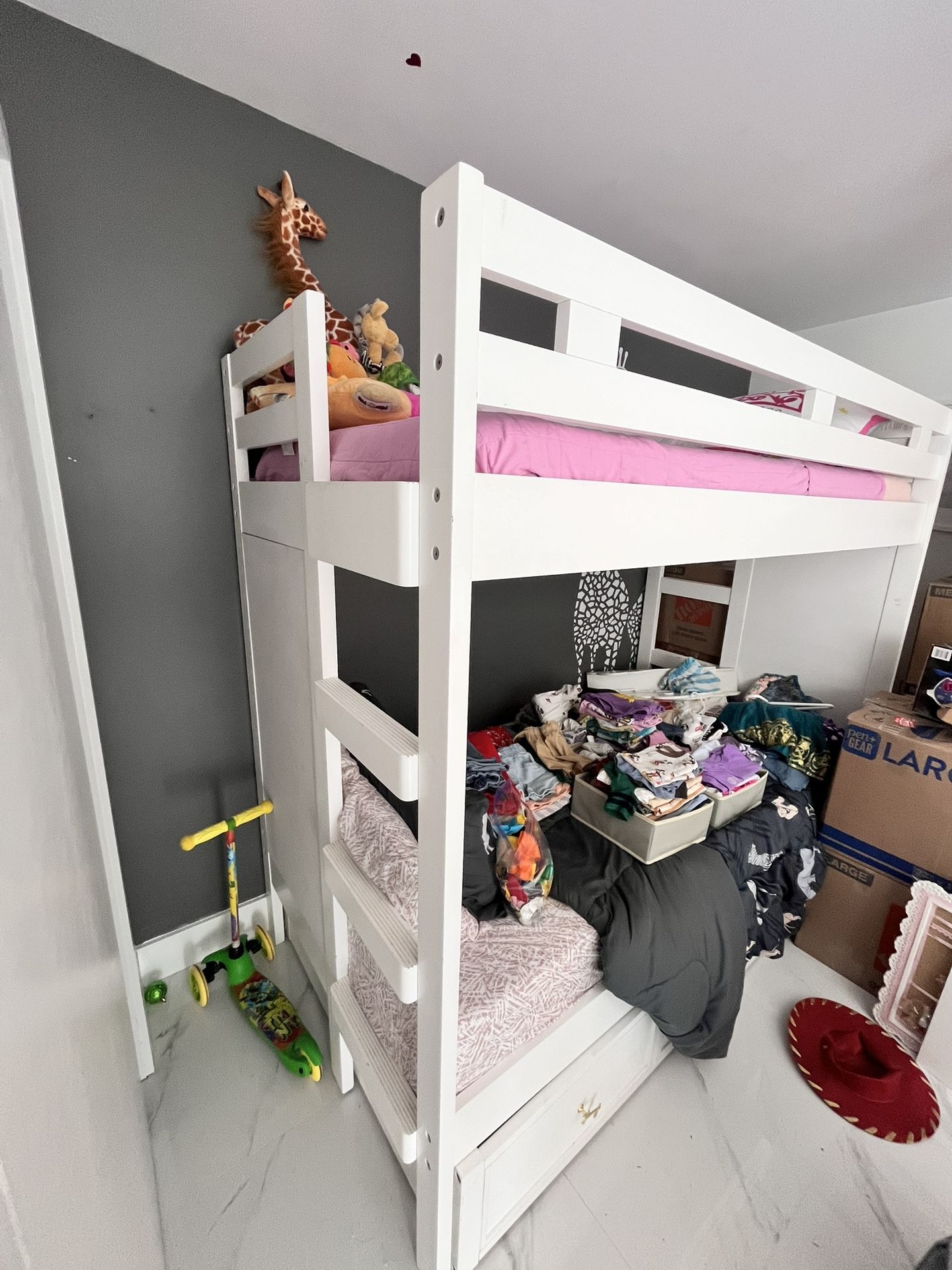 Pottery Barn Bunk Bed with Trundle