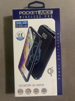 BACK UP CHARGER 20.000mAh wireless