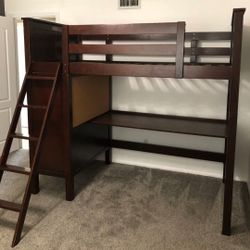 Wooden Loft Bed