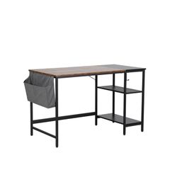 Computer Desk  With Shelves 