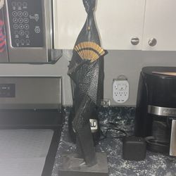 Vintage Art Deco Asian Woman Statue