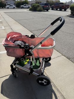 Pink Baby Stroller