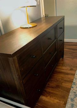 SUPER DEAL /FAIR OFFER ONLY!! Ashley furniture 9 drawer dresser with  matching night stand