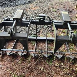 Brush Rake And Grapple. Tractor Attachment