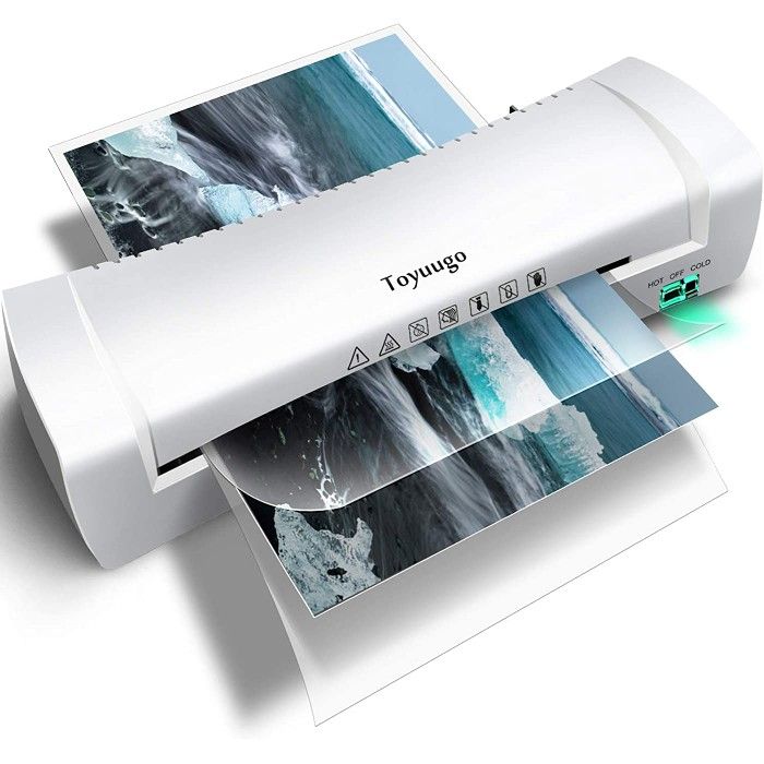 Toyuugo White SL200 A4 Laminator + 31 Thermal Laminating Pouches