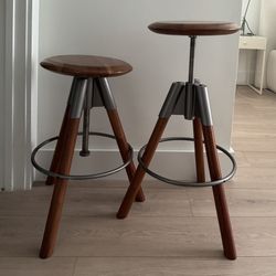 CB2 adjustable Stools 