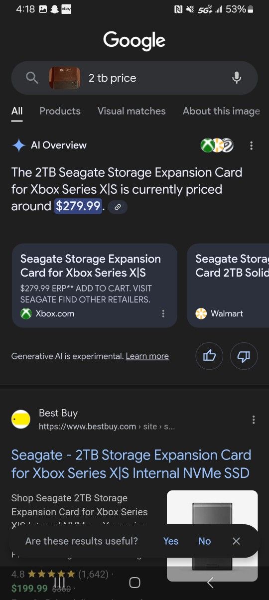 Seagate 2tb Storage Expansion Card