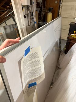 Large whiteboard 7’ x 4’