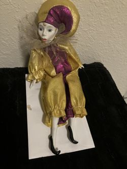 Porcelain Clown Doll From New Orleans