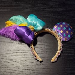 Mardi Gras Minnie Mouse ears