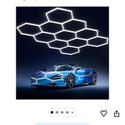 11 GRIDS HEXAGON GARAGE LIGHTS 6500K EASY TO INSTALL  Create your own design  Luces 11 hexágonos 