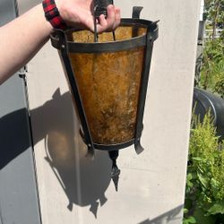 Antique Swag Lamp Shades 