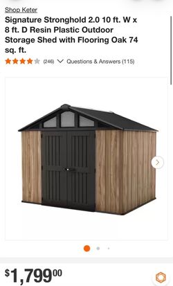 Storage shed 10x8 NEW