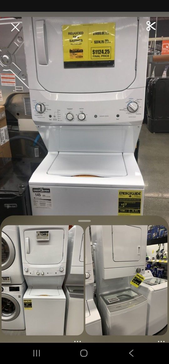 For sale: Brand New GE Electric Double Washer and Dryer –$600