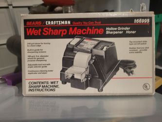 Craftsman Wet Sharp Machine