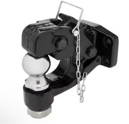 TowSmart Pintle Hook with 2-5/16 in. Hitch Ball, Bolt-on, 16,000 lb. capacity