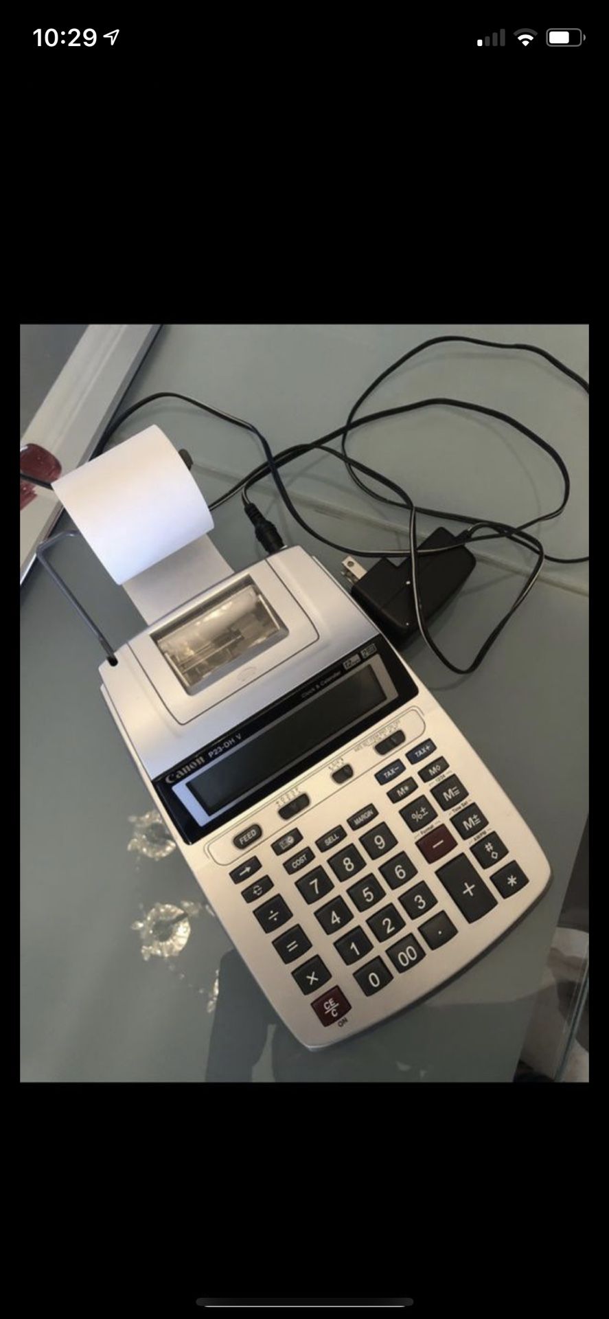 Calculator works great, no printing