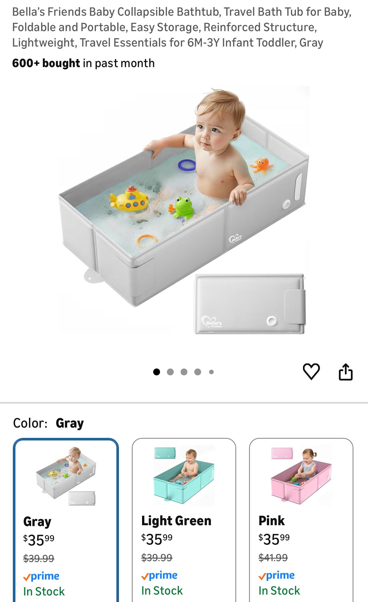 Baby Collapsible Bathtub – Comfort Meets Convenience!