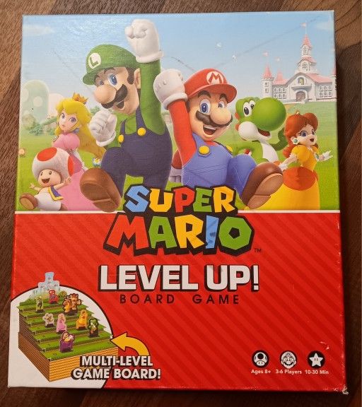 Super Mario Level Up Board Game