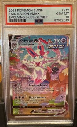 2021 POKEMON SWSH FA/SYLVEON VMAX EVOLVING SKIES-SECRET PA #212