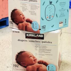 Size one Costco diapers, old Style 