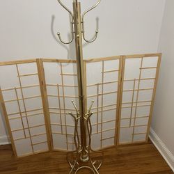 Gold Coat rack