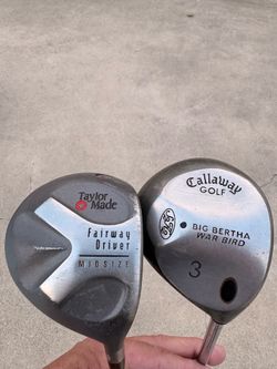 Callaway #3 Driver and Taylor Made Fairway Driver
