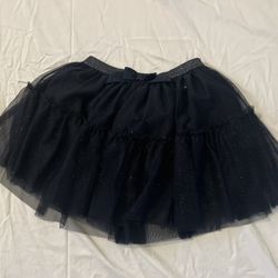 H&M Girls Navy Blue Glittery Tulle Skirt – Size 8-10 – Gently Used