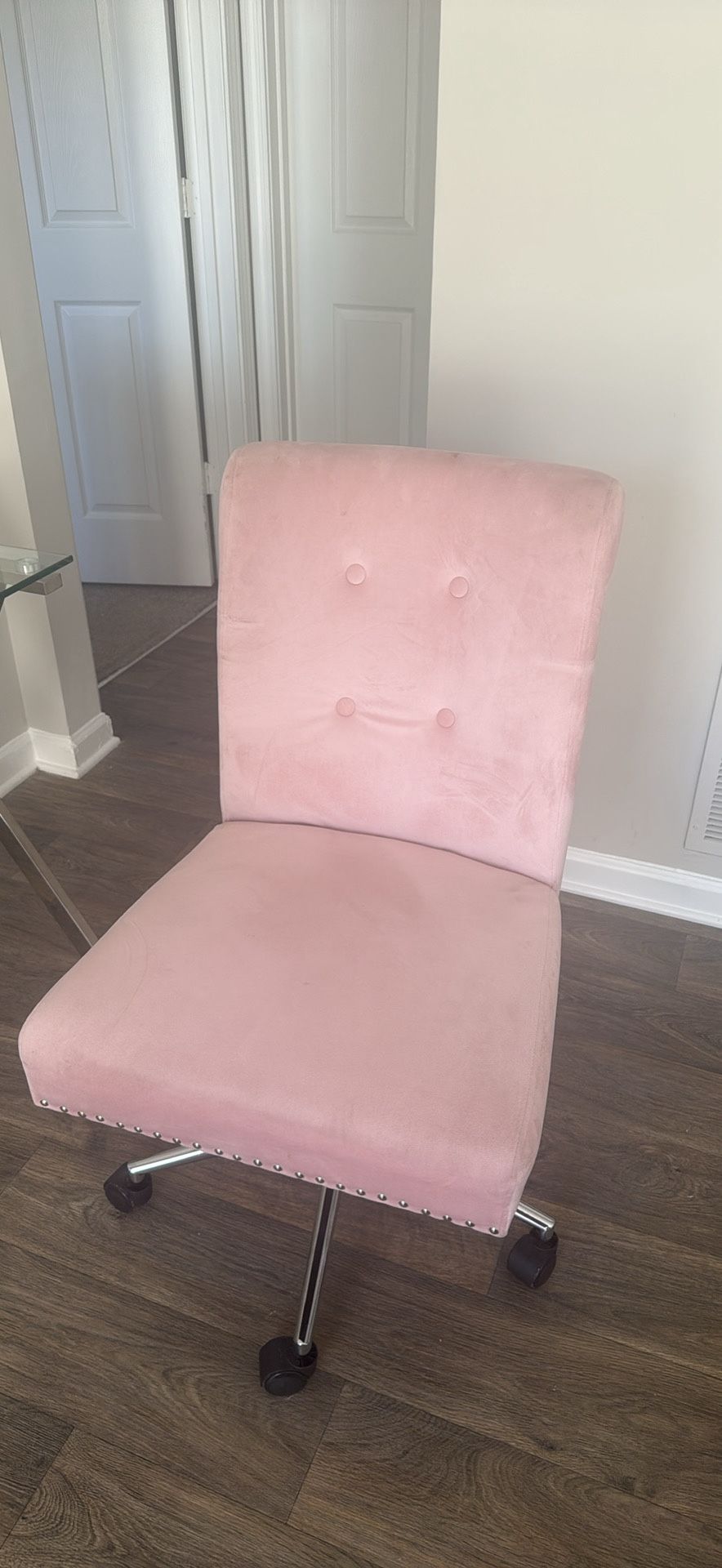 Pink office chair