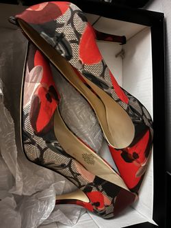 Multi Colored Nine West Heels 