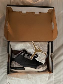 Air Jordan 3 Retro (TD) Black Fire Red Cement Grey toddler size 10C
