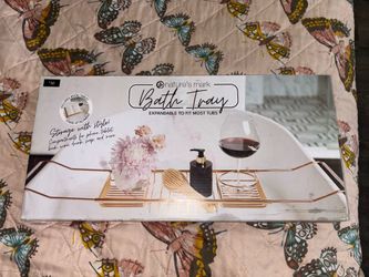 Gold Bath Tray