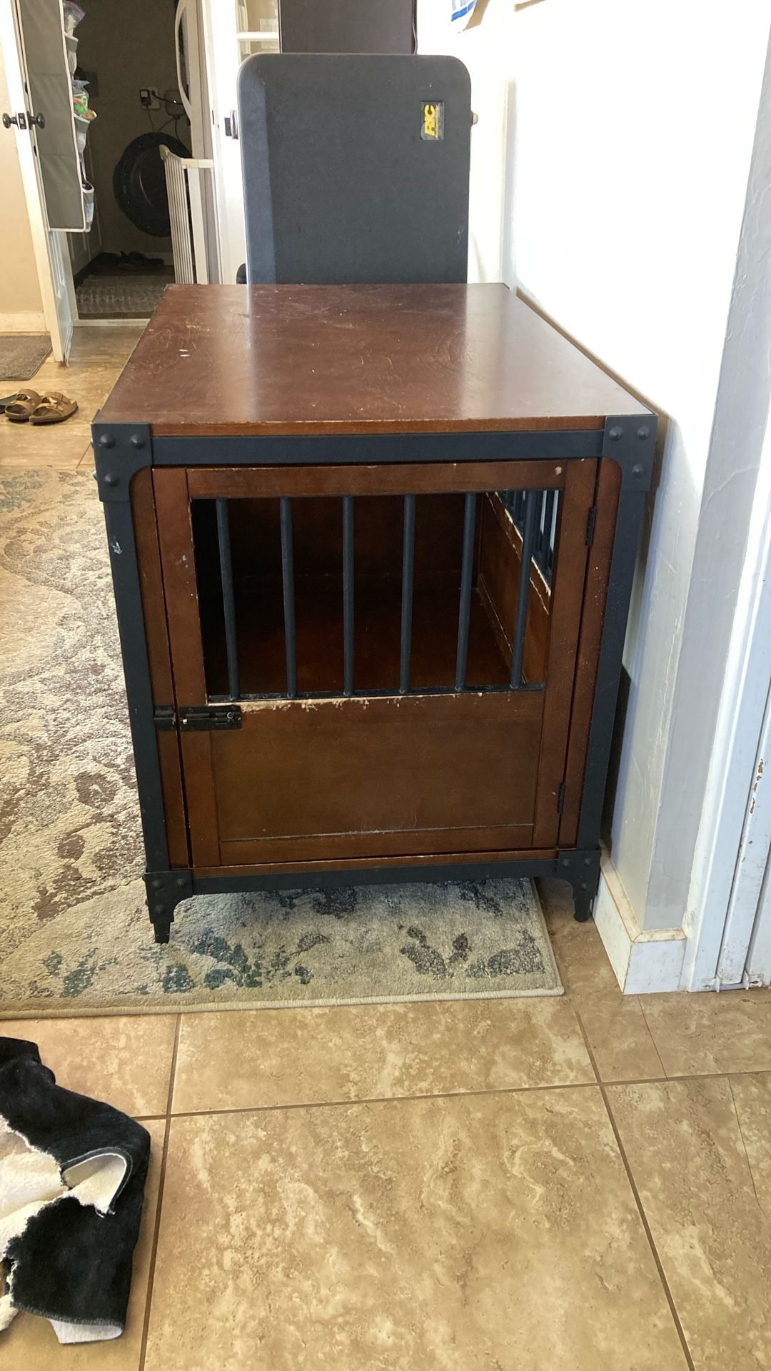Wooden Dog Crate Large